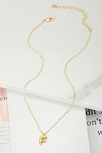 Load image into Gallery viewer, Bubble Letter Initial Pendant Necklace