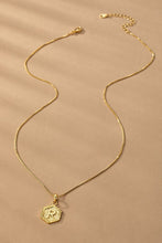 Load image into Gallery viewer, Rectangle Double Sided Letter Initial Pendant