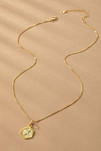 Load image into Gallery viewer, Rectangle Double Sided Letter Initial Pendant