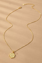 Load image into Gallery viewer, Rectangle Double Sided Letter Initial Pendant