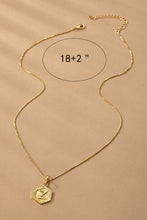 Load image into Gallery viewer, Rectangle Double Sided Letter Initial Pendant