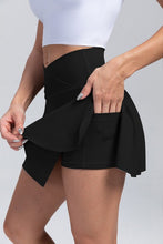 Load image into Gallery viewer, Athletic V Waist Skort - Black