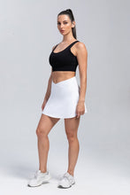 Load image into Gallery viewer, Athletic V Waist Skort - White