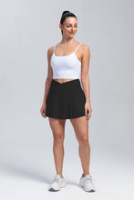 Load image into Gallery viewer, Athletic V Waist Skort - Black