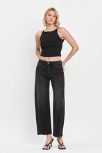 Load image into Gallery viewer, Super High Rise Barrel Panel Jeans - Black