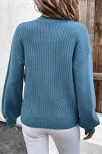 Load image into Gallery viewer, ^Zip Up Sweater - Blue