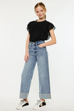 Load image into Gallery viewer, 90s Crop Wide Leg Denim Medium Wash - Youth