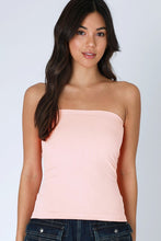 Load image into Gallery viewer, Basic Layered Strapless Top - Pink
