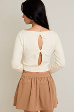 Load image into Gallery viewer, Boat Neck Tie Back Sweater