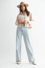 Load image into Gallery viewer, Lasercut Detailed Jacket - Stone