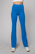Load image into Gallery viewer, *High-Waist Flare Legging - Sonic Blue
