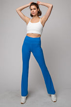 Load image into Gallery viewer, *High-Waist Flare Legging - Sonic Blue
