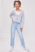 Load image into Gallery viewer, High Rise Frey Hem Denim - Youth

