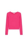 Load image into Gallery viewer, Rib Knit Long Sleeve Pink - Youth
