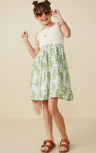 Load image into Gallery viewer, Botanical Mix Media Tank Dress - Youth