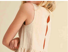 Load image into Gallery viewer, Empire Waist Fit & Flare Mini Dress Beige - Youth