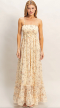 Load image into Gallery viewer, Smocked Floral Maxi - Yellow