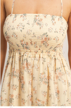 Load image into Gallery viewer, Smocked Floral Maxi - Yellow