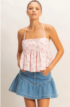 Load image into Gallery viewer, Floral Babydoll Top - Pink