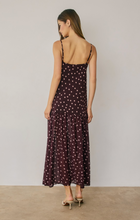 Load image into Gallery viewer, Polka Dot Maxi Dress - Plum/Blush