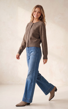Load image into Gallery viewer, Dolman Sleeve Cardigan - Brown