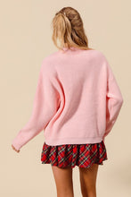 Load image into Gallery viewer, Christmas Tinsel Sweater - Pink
