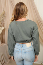 Load image into Gallery viewer, Soft and Cozy Cropped Sweater - Light Olive
