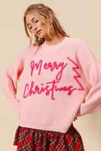 Load image into Gallery viewer, Christmas Tinsel Sweater - Pink
