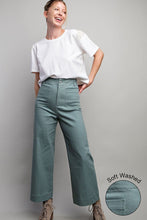 Load image into Gallery viewer, +Soft Washed Wide Leg Pants - Sage
