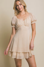 Load image into Gallery viewer, Tie Back Mini Dress - Khaki
