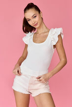 Load image into Gallery viewer, Colorblock Denim Shorts - Pink/White
