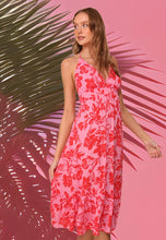 Load image into Gallery viewer, +Vibrant Floral Print Halter Maxi
