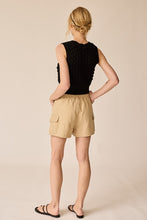 Load image into Gallery viewer, +Textured Knit Sleeveless Top - Black
