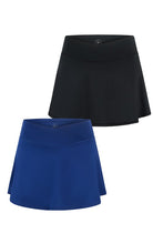 Load image into Gallery viewer, Athleisure Crossover Waist Band Skort - Multi Colors - Youth
