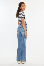 Load image into Gallery viewer, High Rise Wide Leg Flare Denim - Youth
