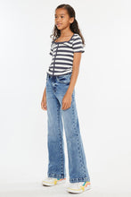 Load image into Gallery viewer, High Rise Wide Leg Flare Denim - Youth
