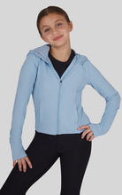 Load image into Gallery viewer, Full Zip Active Jacket  Light Blue - Youth
