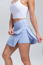 Load image into Gallery viewer, Athletic V Waist Skort - Light Blue
