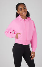 Load image into Gallery viewer, Scuba Full Zip Hoodie Jacket Pink - Youth
