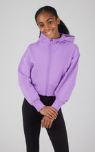 Load image into Gallery viewer, +Scuba Full Zip Hoodie Jacket Lilac - Youth
