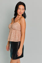Load image into Gallery viewer, Babydoll Sequin Top - Champagne

