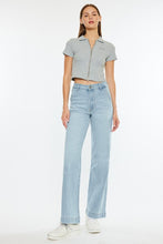 Load image into Gallery viewer, High Rise Wide Leg Light Denim
