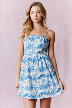 Load image into Gallery viewer, Sunset Mini Dress - Blue Multi