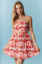 Load image into Gallery viewer, Sunset Mini Dress - Red Multi