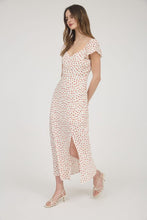 Load image into Gallery viewer, Short Sleeve Side Slit Midi Dress