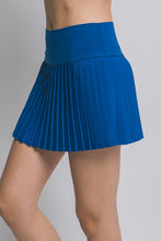 Load image into Gallery viewer, Athletic Pleated Mini Skort - Blue
