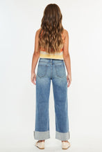 Load image into Gallery viewer, High RIse Crop Wide Leg - Medium Wash - Youth

