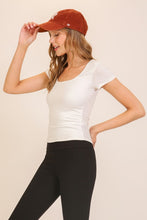 Load image into Gallery viewer, Brushed Knit Basic Top - Ivory
