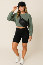 Load image into Gallery viewer, Soft and Cozy Cropped Sweater - Light Olive
