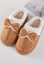 Load image into Gallery viewer, Cozy Fuax Lined Bow Slippers
